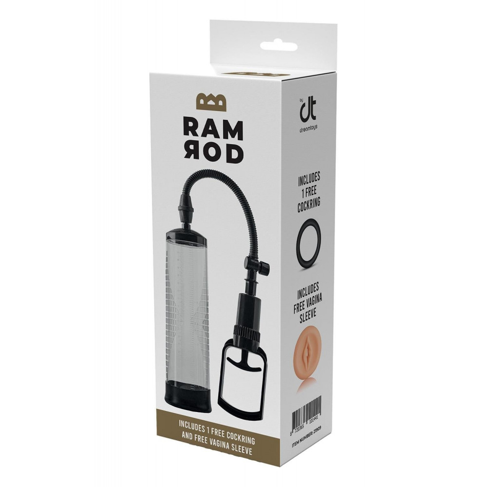 Помпы - Вакуумная помпа для пениса Dream Toys RAMROD PENIS PUMP TRIGGER