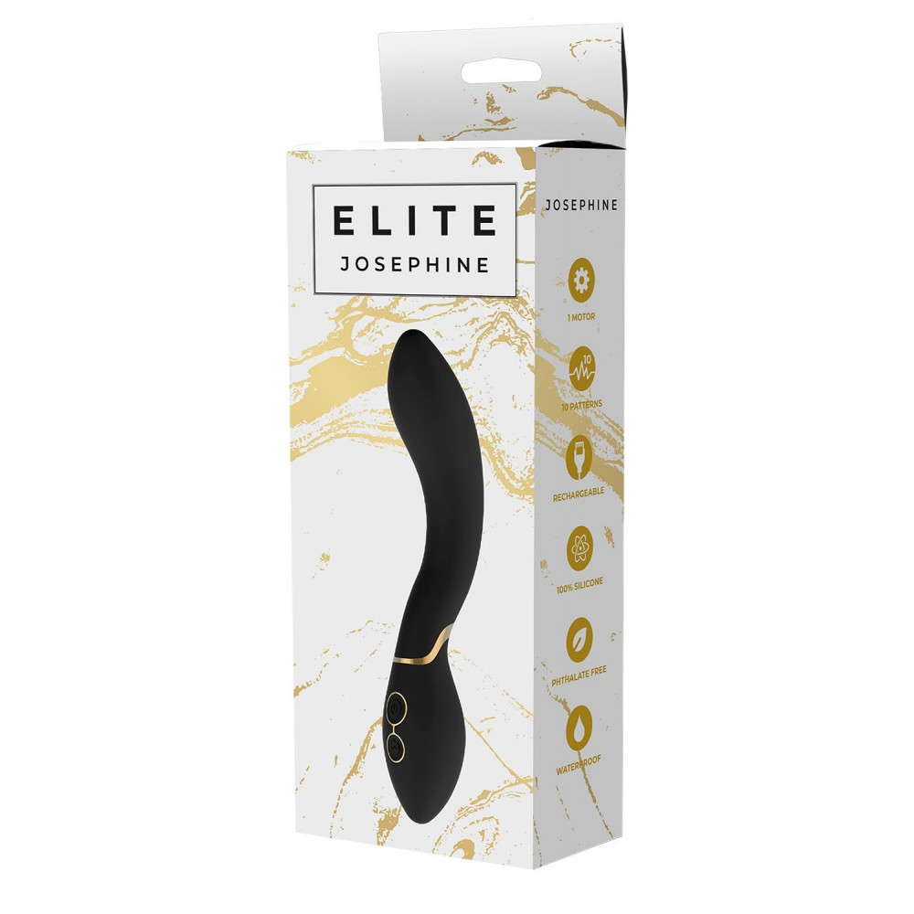  - Вибромассажер для точки G Dream Toys Elite Josephine черный