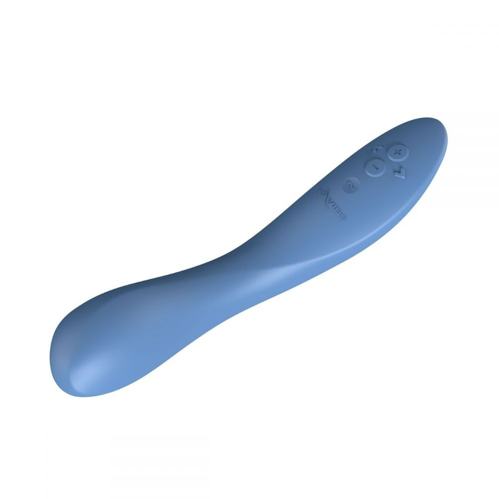 Вибраторы We-Vibe - Вибратор для точки G Rave 2 We-Vibe, силиконовый, синий, 19.3 х 3 см 8