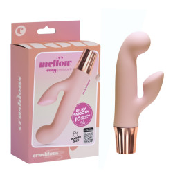 Вібратор-кролик CRUSHIOUS Mellow Cony, рожевий, 13,5 х 2,5 см