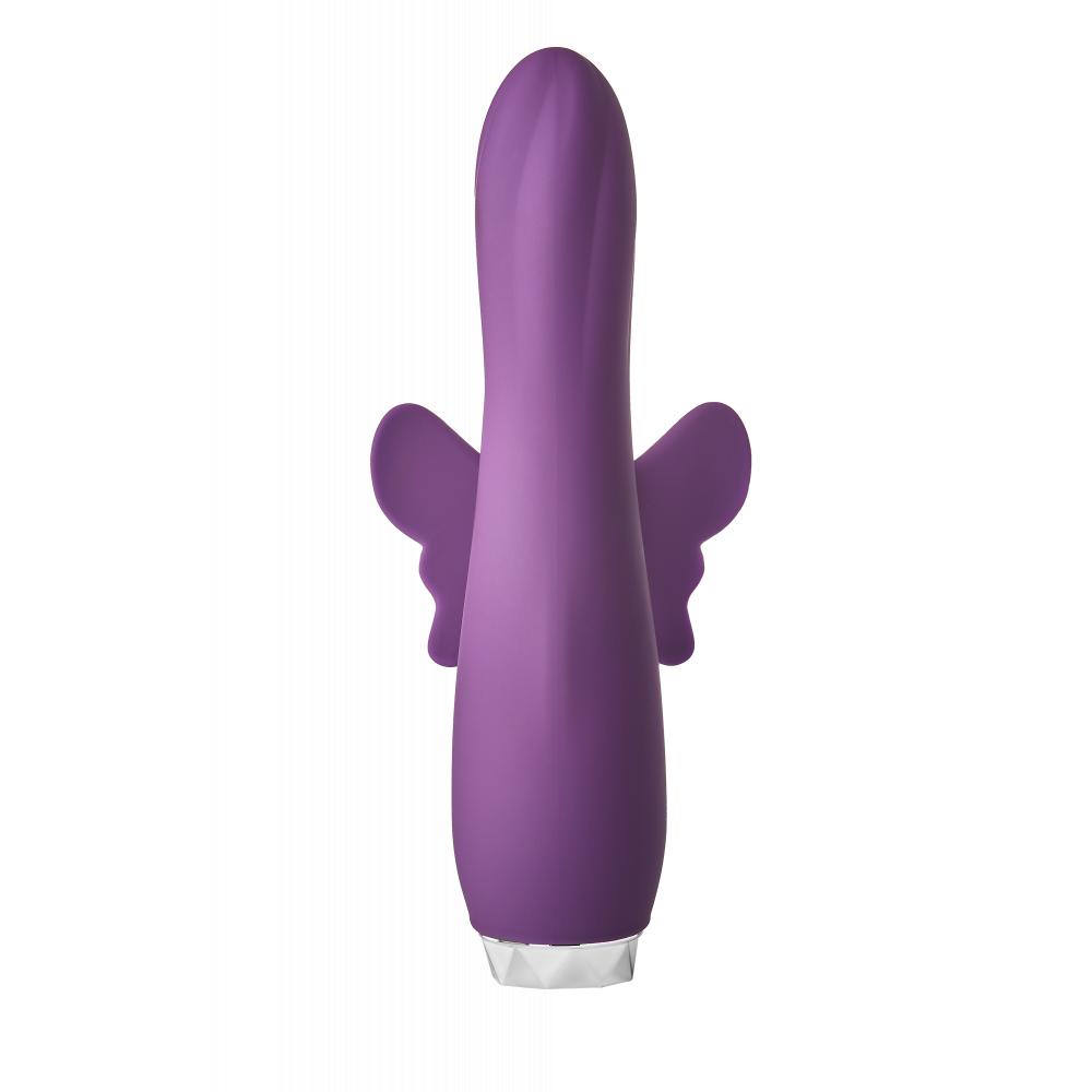 Разное - Вибратор-кролик в виде Бабочки Dream Toys Flirts Butterfly, фиолетовый, 17 х 3 см 4