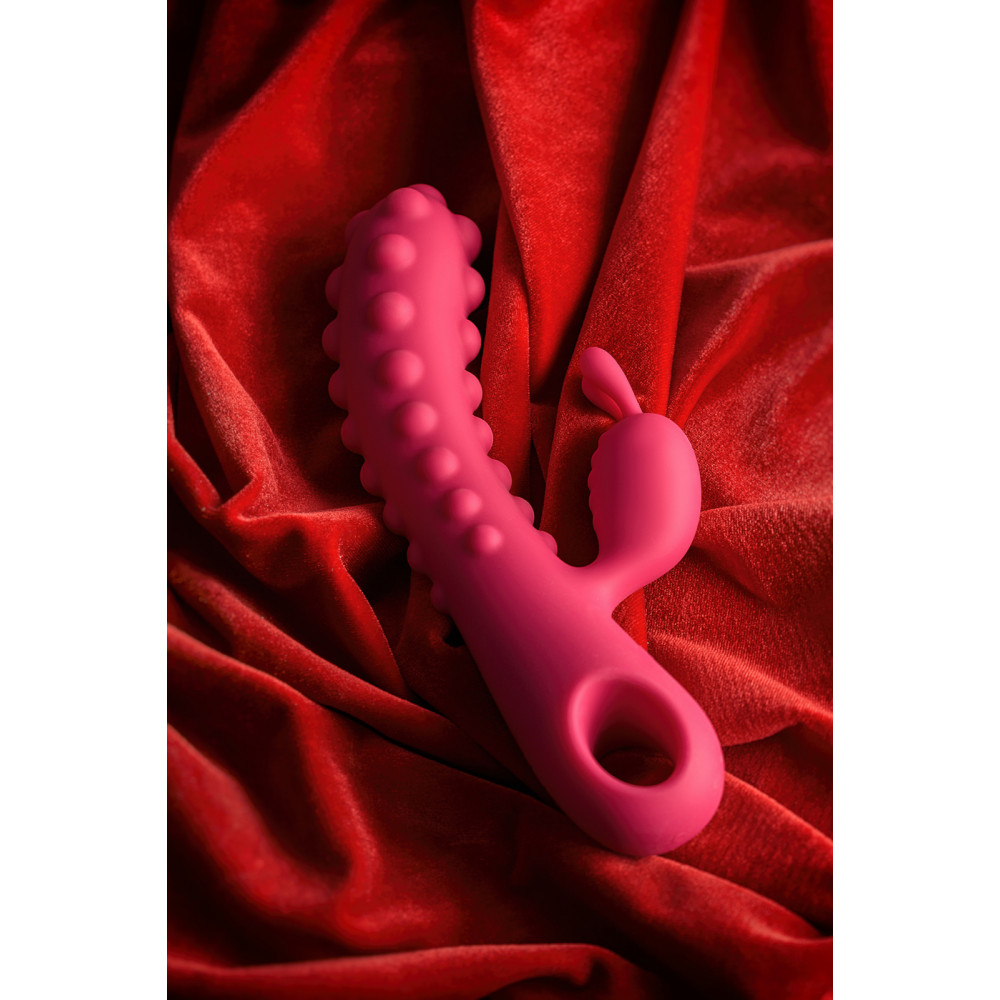 Секс игрушки - Вибратор-кролик со стимулирующими шариками, Kokos SMON No. 1, розовый 2
