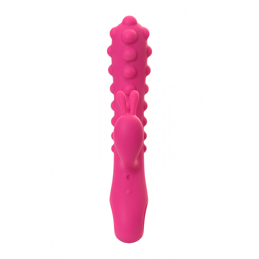 Секс игрушки - Вибратор-кролик со стимулирующими шариками, Kokos SMON No. 1, розовый 9