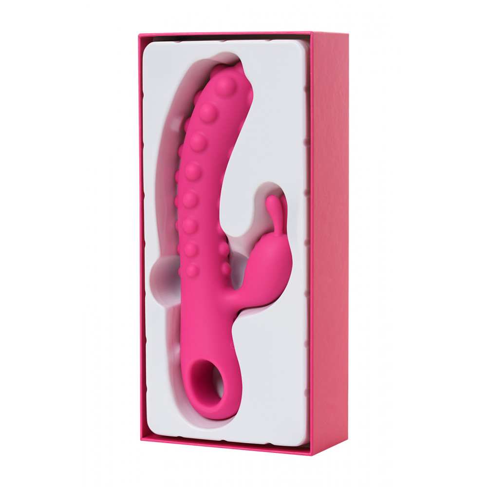 Секс игрушки - Вибратор-кролик со стимулирующими шариками, Kokos SMON No. 1, розовый 4