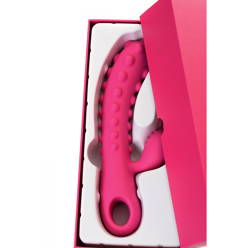 Секс игрушки - Вибратор-кролик со стимулирующими шариками, Kokos SMON No. 1, розовый 5