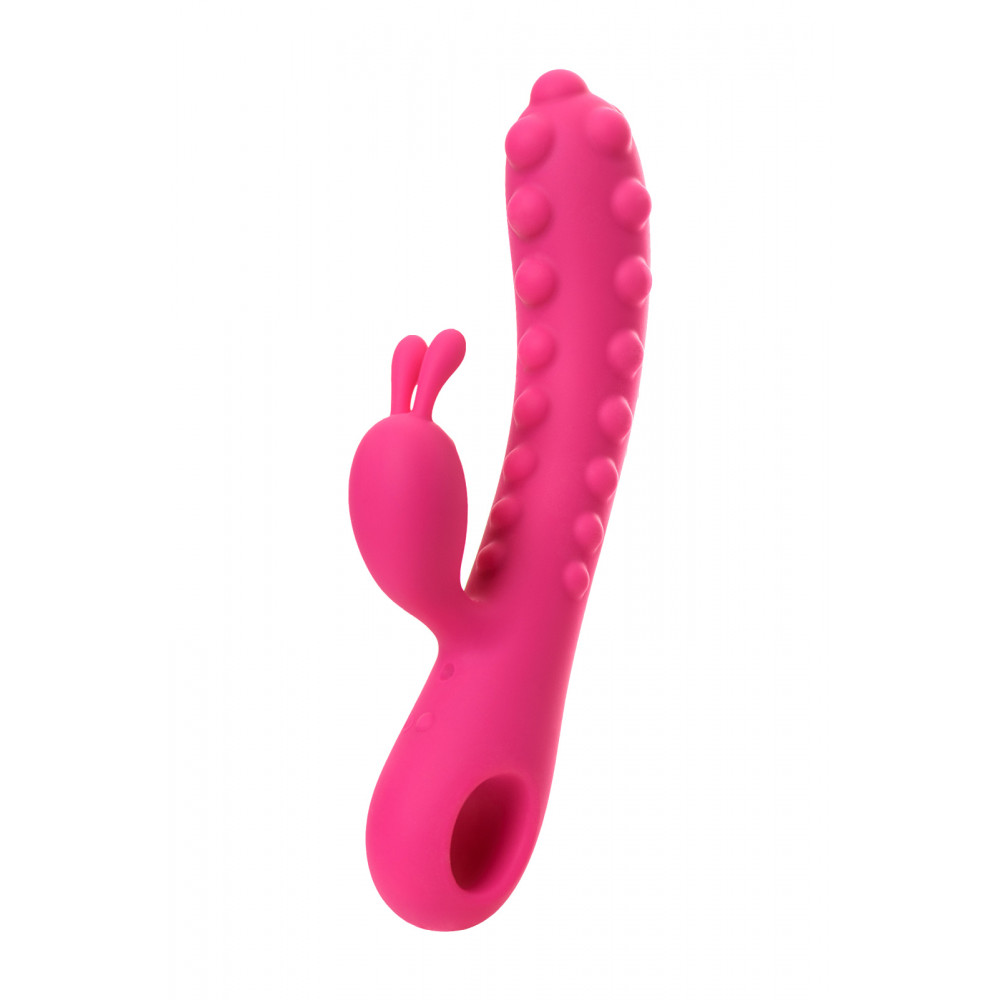 Секс игрушки - Вибратор-кролик со стимулирующими шариками, Kokos SMON No. 1, розовый 11