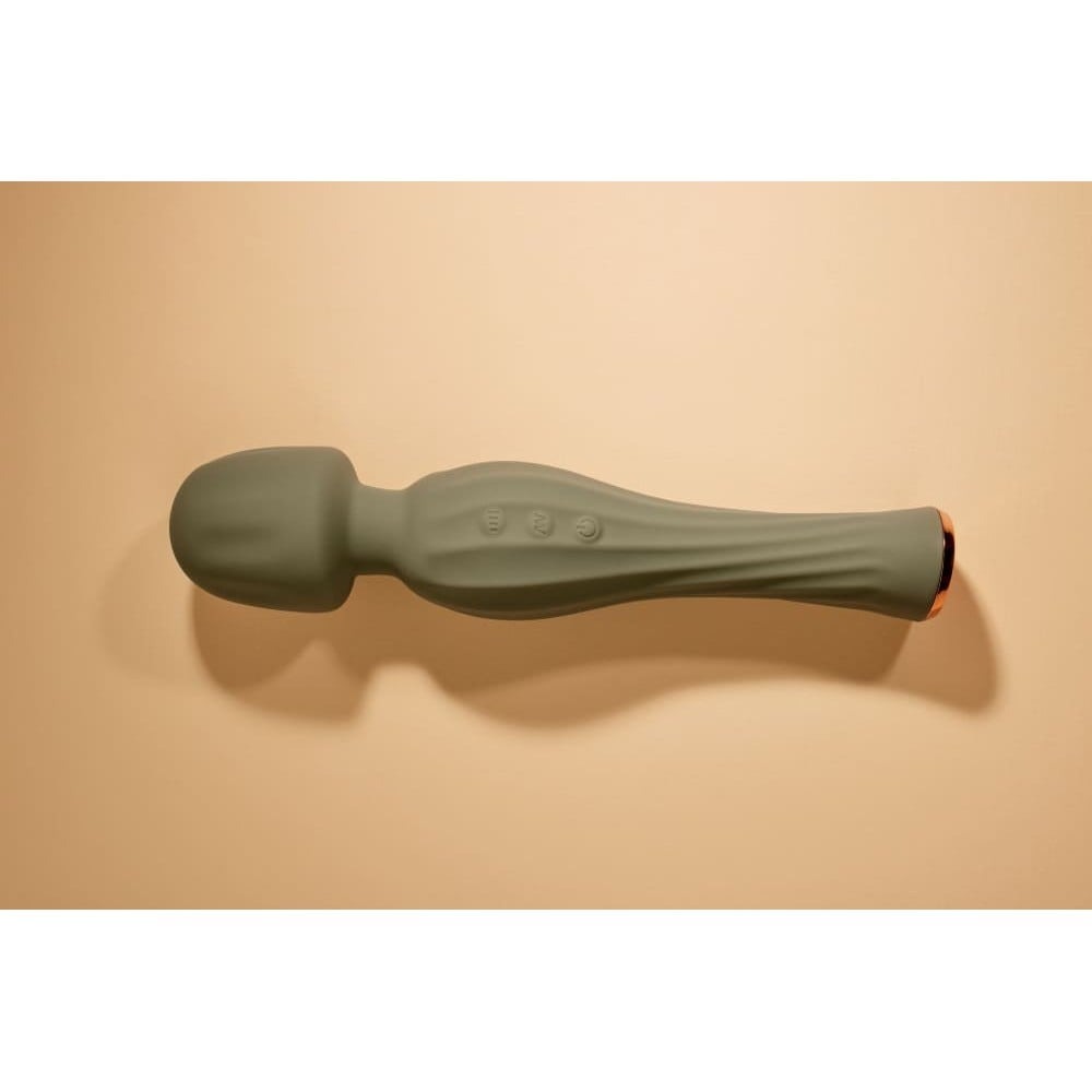  - Вібратор мікрофон Sweet Em Velvet Lure, 28 режимів вібрації, зелений 2