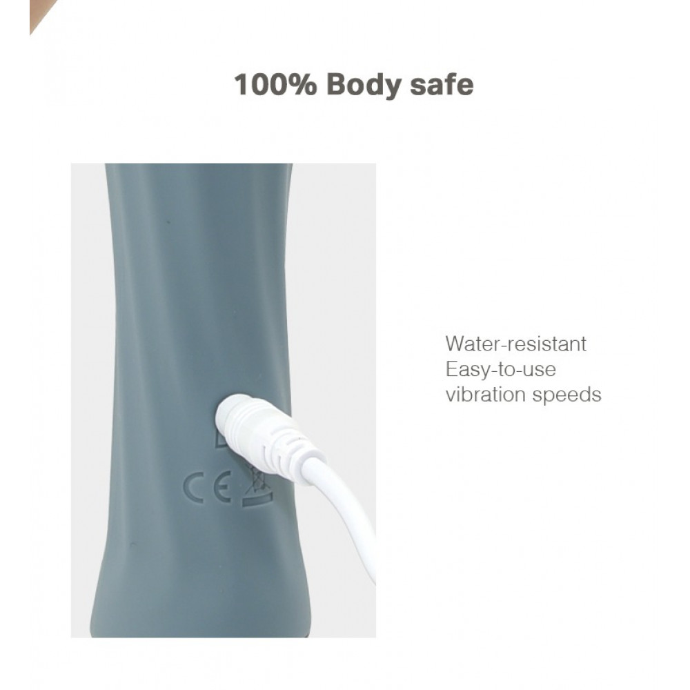  - Вібратор мікрофон Sweet Em Velvet Lure, 28 режимів вібрації, зелений 5