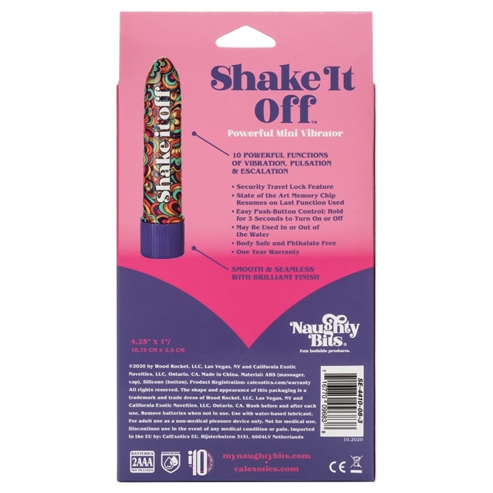 - Вибратор Shake It Off Mini Vibrator 6