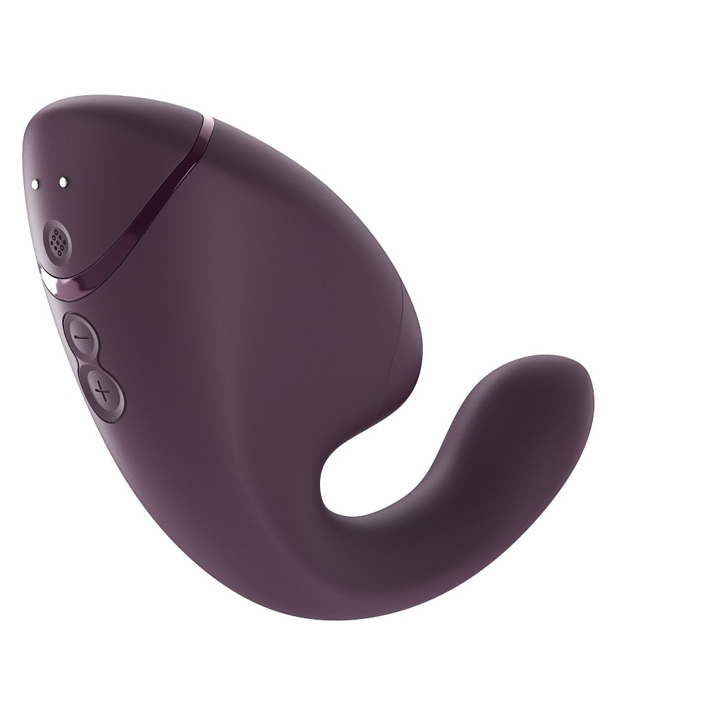 Вакуумний вібратор - Вібратор-стимулятор вакуумний Womanizer Next Duo Dark Purple для точки G, фіолетовий 25