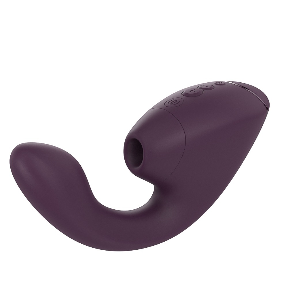 Вакуумний вібратор - Вібратор-стимулятор вакуумний Womanizer Next Duo Dark Purple для точки G, фіолетовий 28