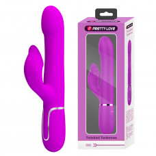 Вибромассажер с поступательным движением серии Pretty Love - Falin Twinkled Tenderness Purple 7 vibration functions 4 rolling functions, BW-500012