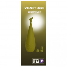 Вібростимулятор із різними насадками Sweet Em, зелений