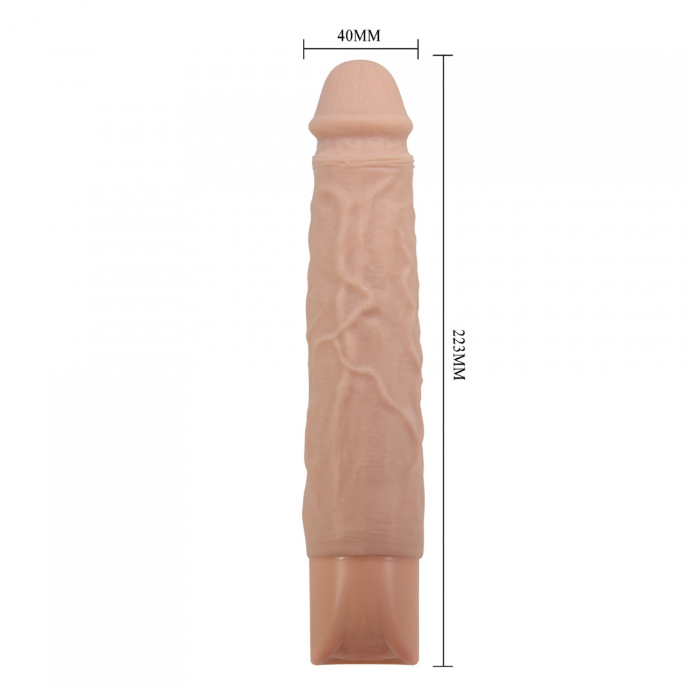  - Реалістичний вібратор, що перезаряджається Pretty Love - Osric Realistic Vibrating Dildo, BW-500081 6