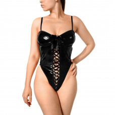 Сексуальне лаковане боді Art of Sex - Josephine чорне L