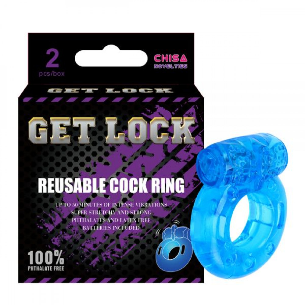 Эрекционные кольца с вибрацией - Кольцо эрекционное с вибро Reusable Cock Ring