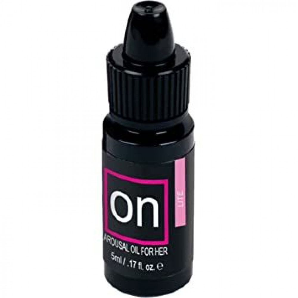 Женские возбудители - Вибрирующее масло для женщин ON Natural Arousal Oil Lite, 5 мл 1