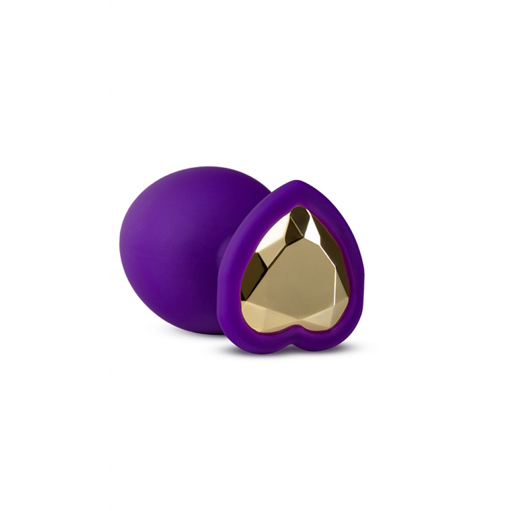 Анальные игрушки без вибрации - Анальная пробка TEMPTASIA BLING PLUG LARGE PURPLE 2