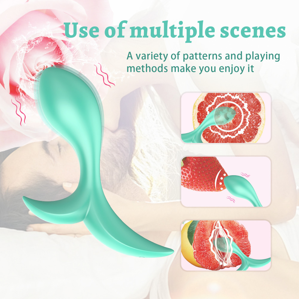 Анальные игрушки с вибрацией - Анальный вибратор Every Night Toys Sally с дистанционным управлением, бирюзовый, 10 режимов вибрации 3