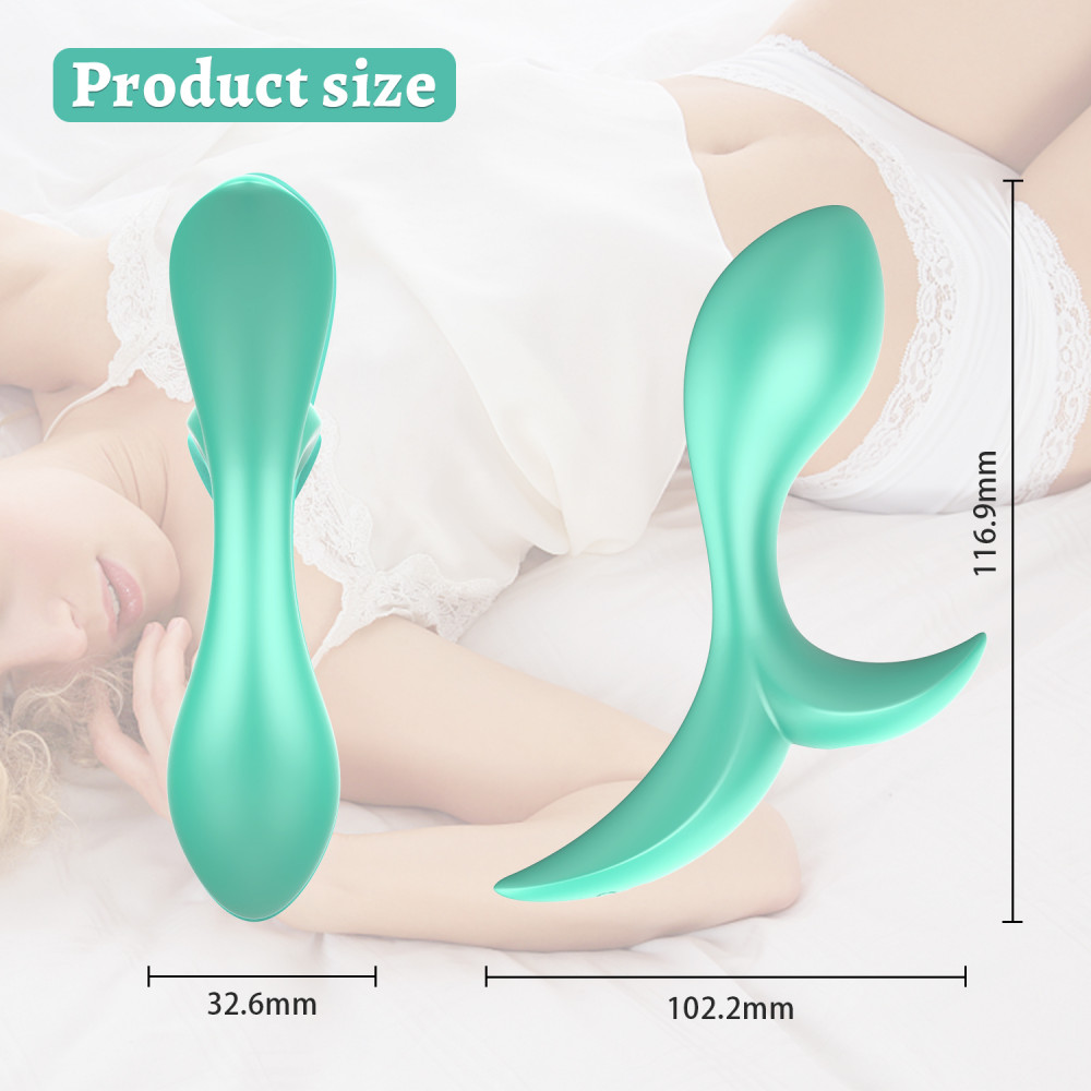 Анальные игрушки с вибрацией - Анальный вибратор Every Night Toys Sally с дистанционным управлением, бирюзовый, 10 режимов вибрации 6