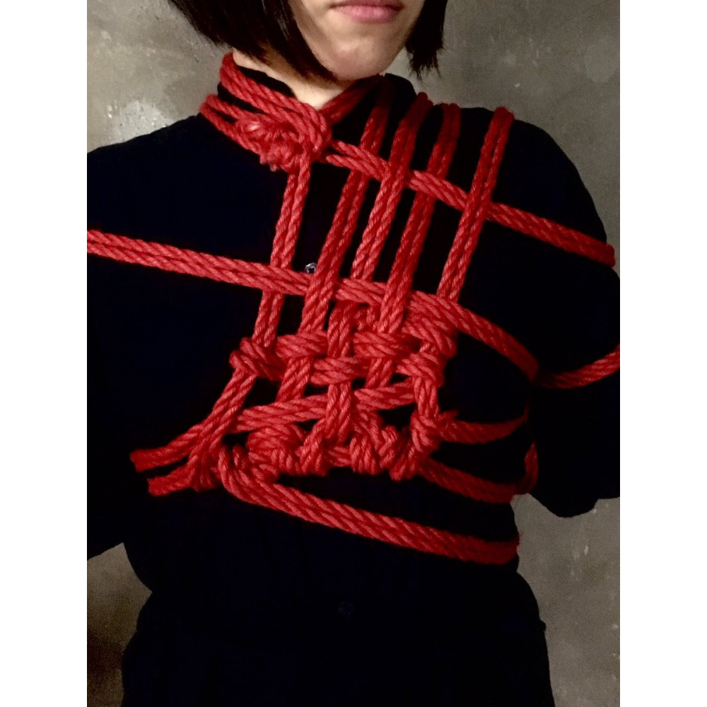  - Бандажна мотузка Taboom Bondage Ropes, 10 м х 7 мм, червона 5