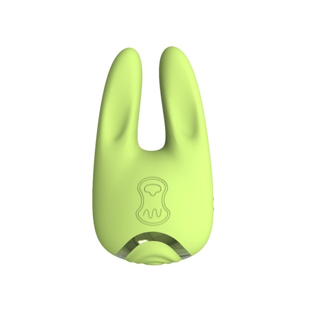 Разное - Двусторонний вибратор для клитора Chisa Kissen Satyr с вибрацией и пульсацией, зеленый 1