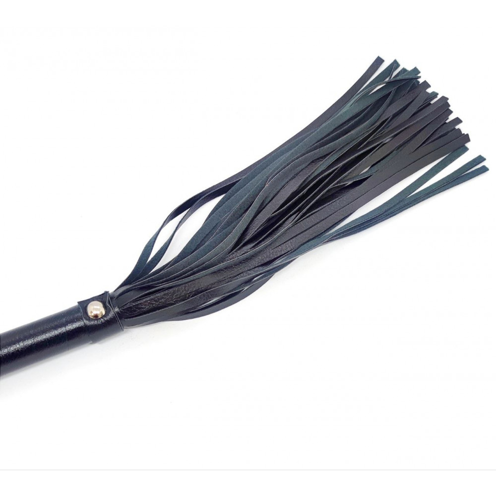 Разное - Флоггер екокожа L DS Fetish Flogger чорний 38см 1