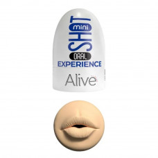 Карманный мастурбатор Alive Mini Shot Oral Experience в виде рта