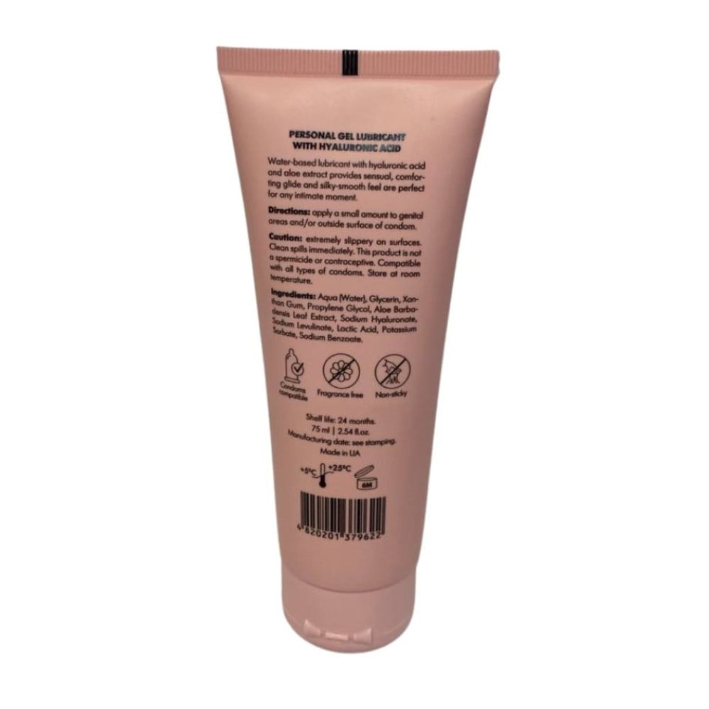 Разное - Лубрикант женский WOW с гиалуроновой кислотой и алоэ, 75 мл 1