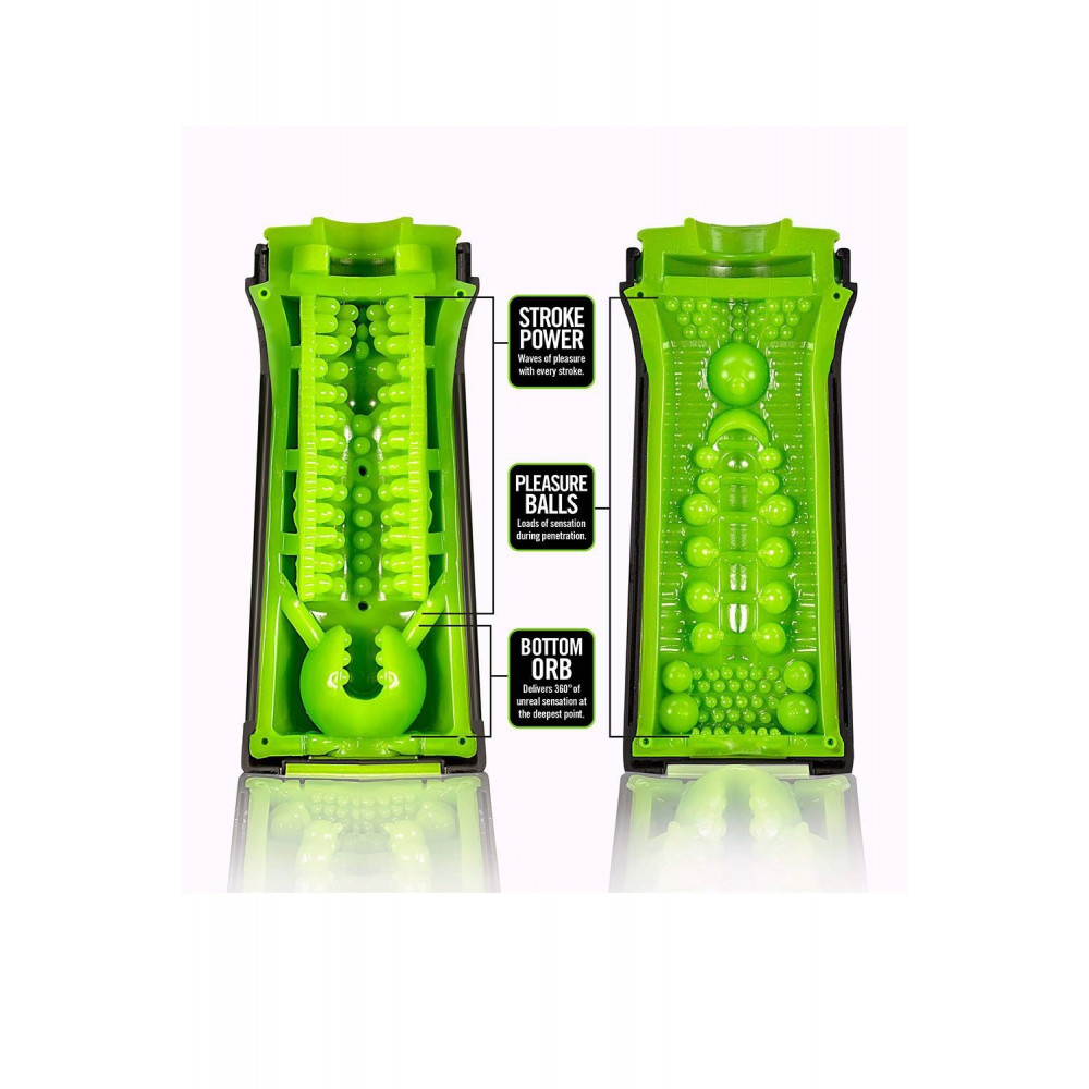 Разное - Мастурбатор в колбе M FOR MEN M2 SUPERIOR STROKER BLACK 2