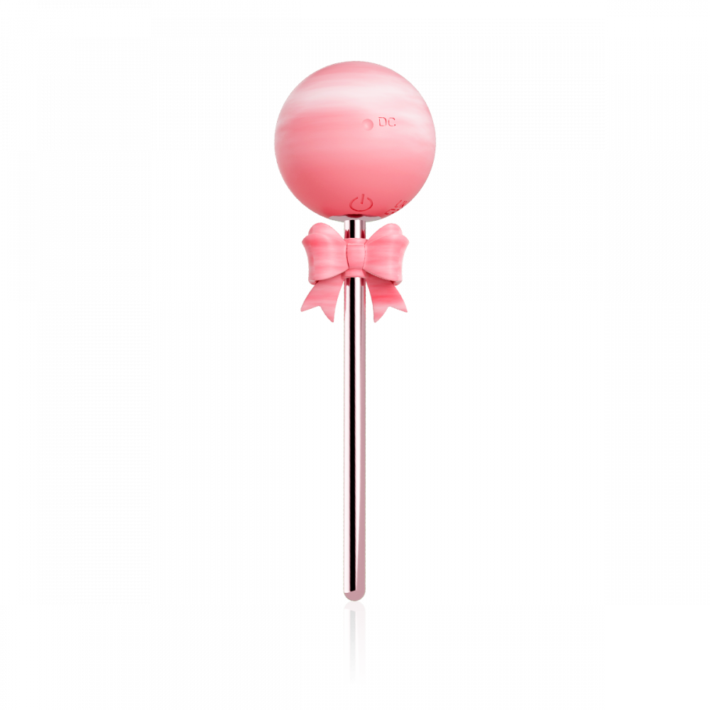 - Вібратор BeYourLover SWEET BOBO у формі льодяника, рожевий, 12.3 х 3.7 см