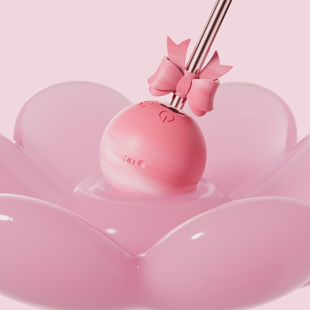 - Вібратор BeYourLover SWEET BOBO у формі льодяника, рожевий, 12.3 х 3.7 см 4