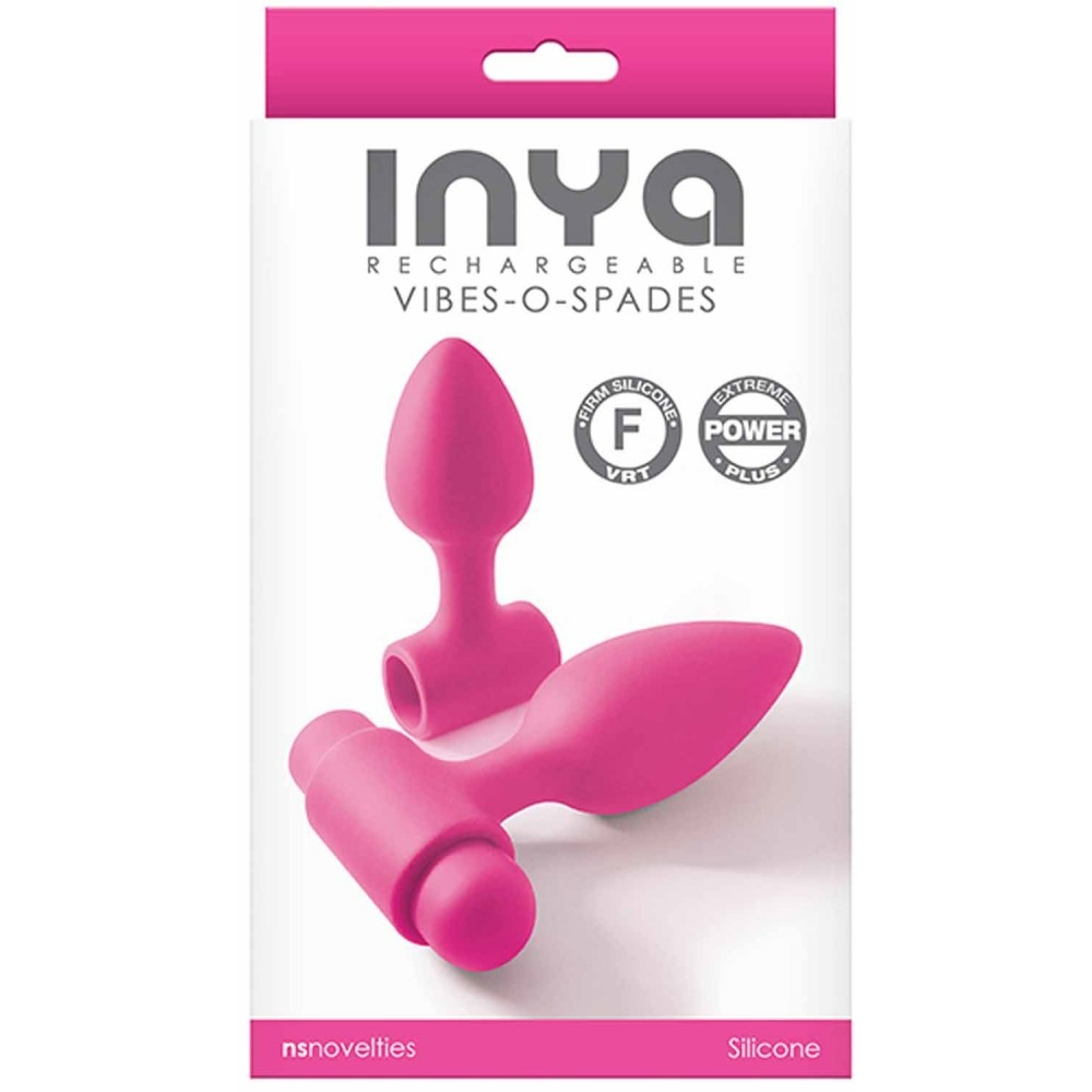 Секс игрушки - Набор анальных пробок с вибрацией INYA Rechargeable VIBES-O-SPADES 1
