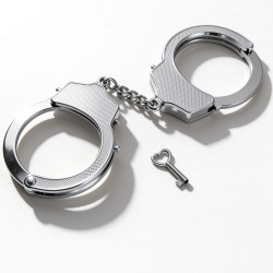 Наручники металеві DS Fetish, срібні