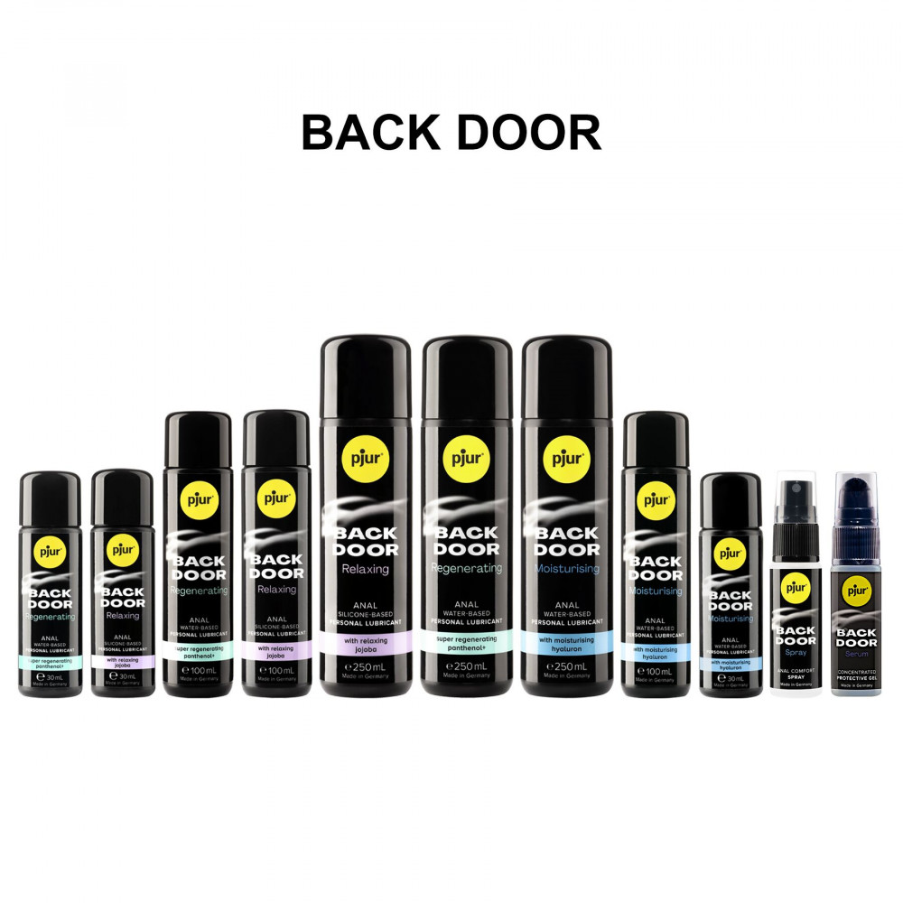 Анальные смазки - Анальная смазка pjur BACK DOOR Moisturising 100 мл, на водной основе, с гиалуроном, эффект силикона 10
