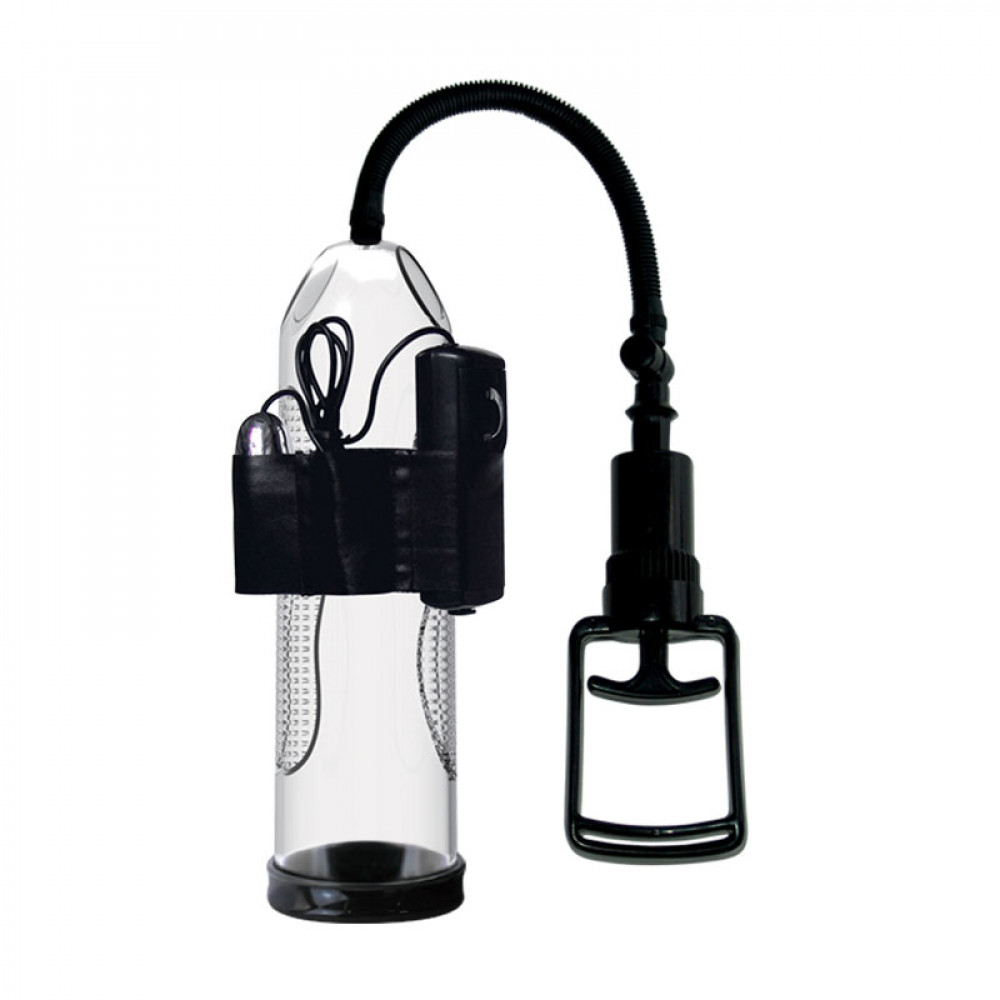 Помпы - Помпа для пениса Pretty Love Alexander с вибрацией, 24.5 х 7.3 1