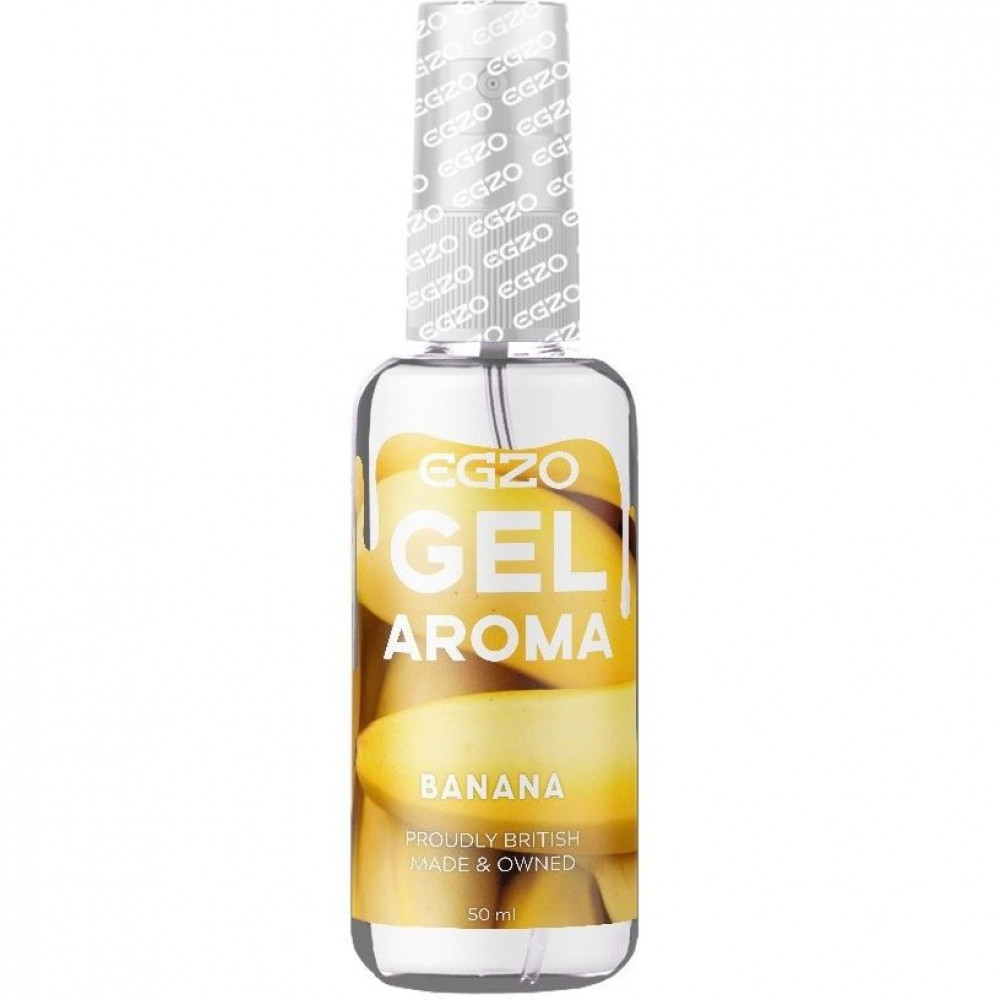 Разное - Съедобный гель-лубрикант EGZO Aroma Gel Banana со вкусом банана, 50 мл