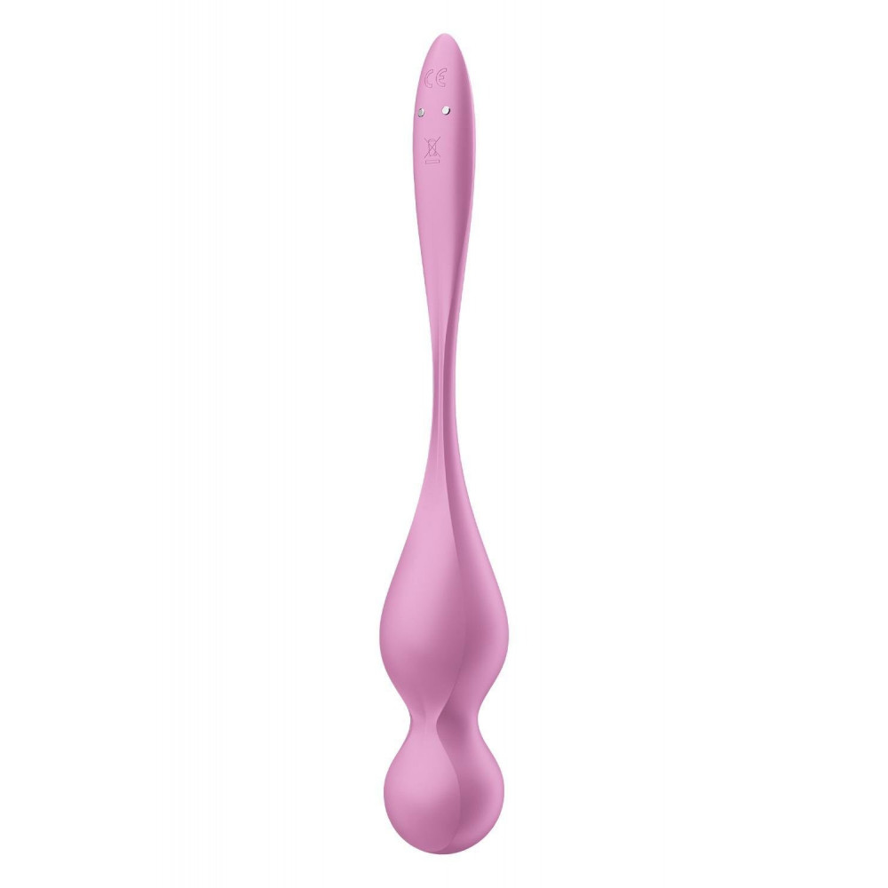 Разное - Смарт-шарики Кегеля Satisfyer Love Birds 1 с вибрацией, розовые 2