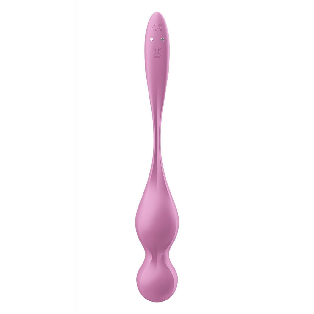 Разное - Смарт-шарики Кегеля Satisfyer Love Birds 1 с вибрацией, розовые 4