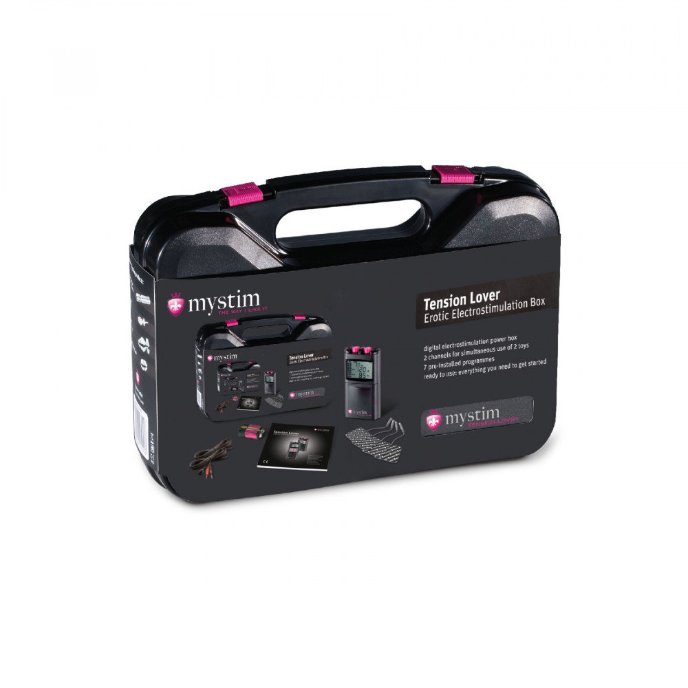 Різне - Електростимулятор Mystim Tension Lover, 2 канали, 7 програм, кнопкове керування 1