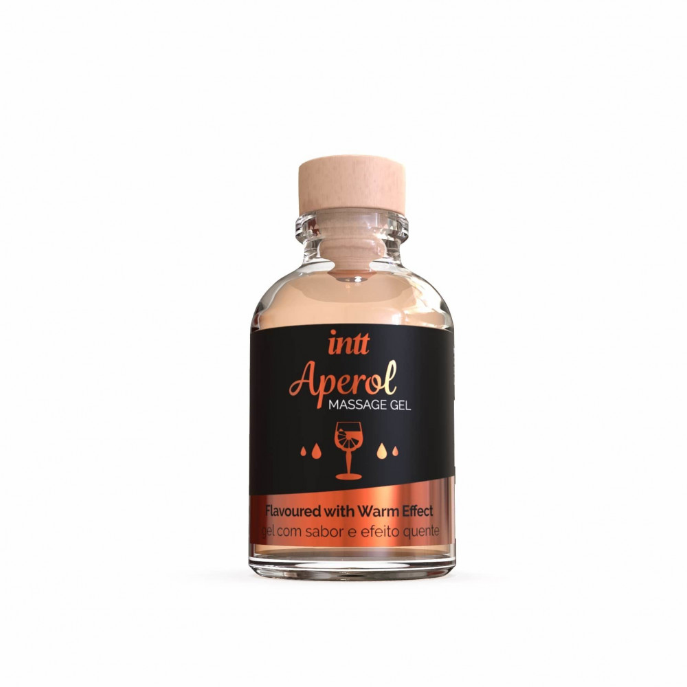 Массажные масла и свечи - Массажный гель для интимных зон Intt Aperol (30 мл) разогревающий 2