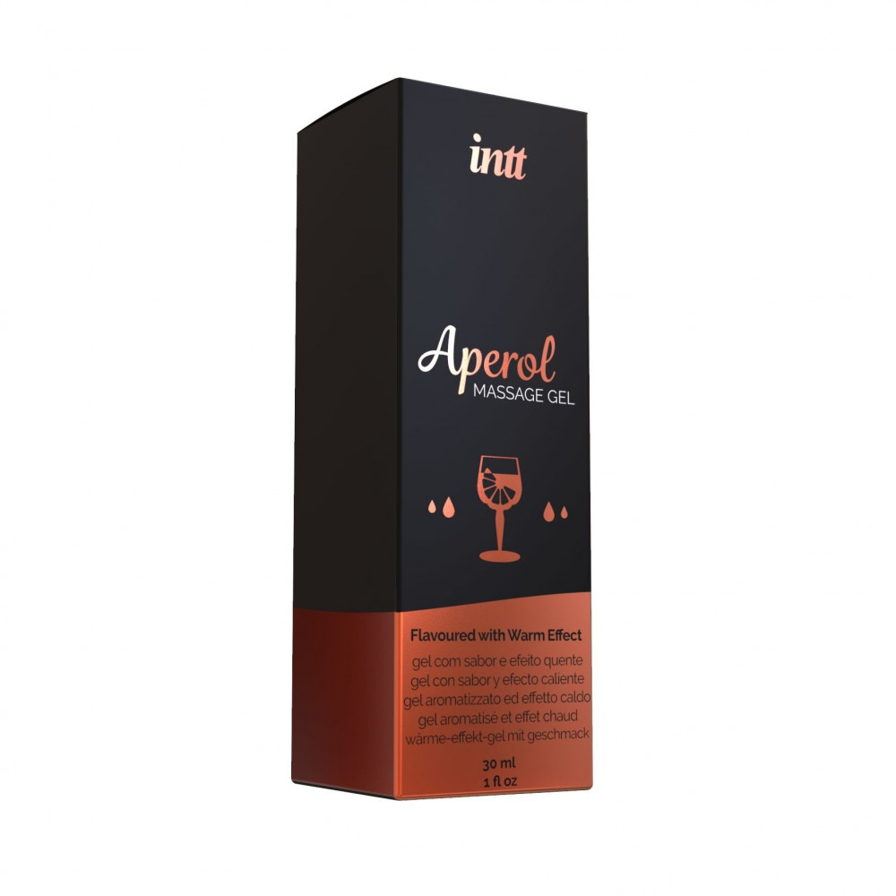 Массажные масла и свечи - Массажный гель для интимных зон Intt Aperol (30 мл) разогревающий 1