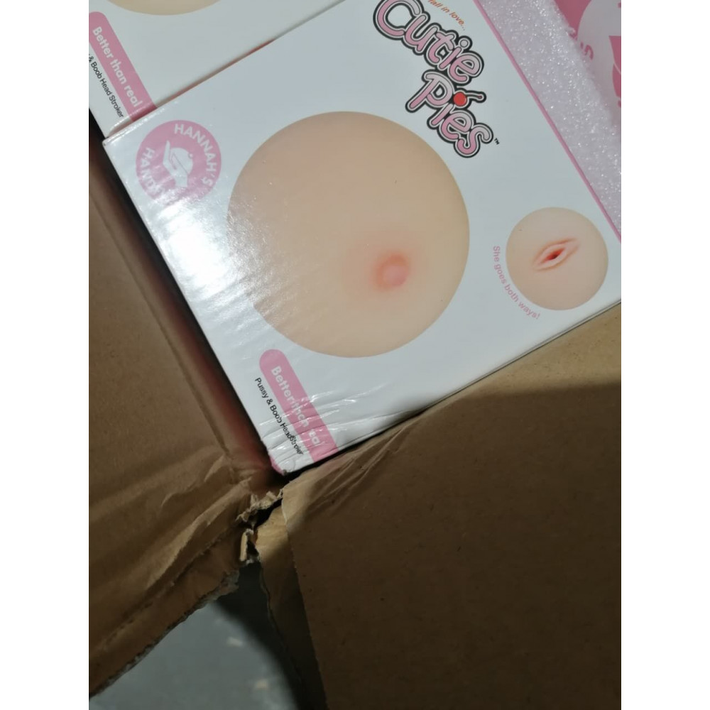 Секс игрушки - Мастурбатор-грудь Cutie Pies Hannah's Handful - Pussy & Boob (мятая упаковка!!!) 1