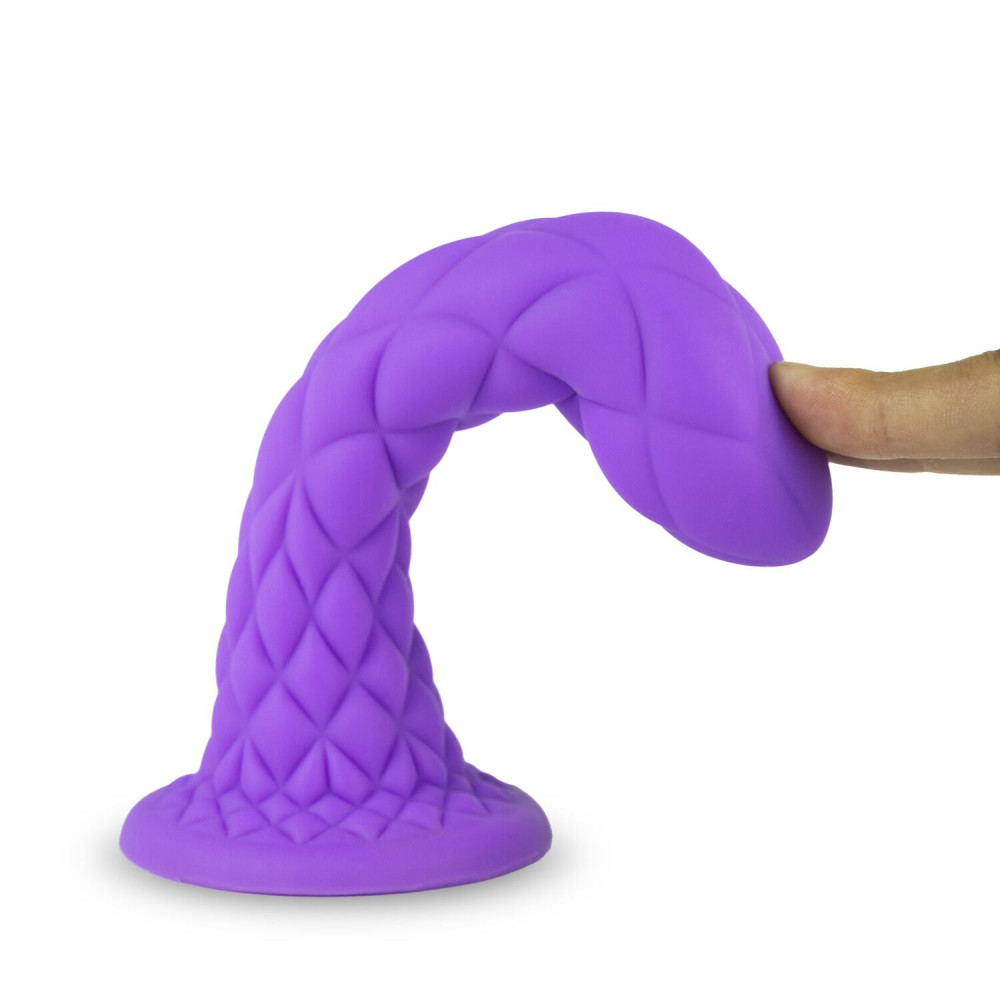 Фалоімітатор - Фалоімітатор SilexD Fantasy Liquid Silicone Dreamy 7in Purple 2