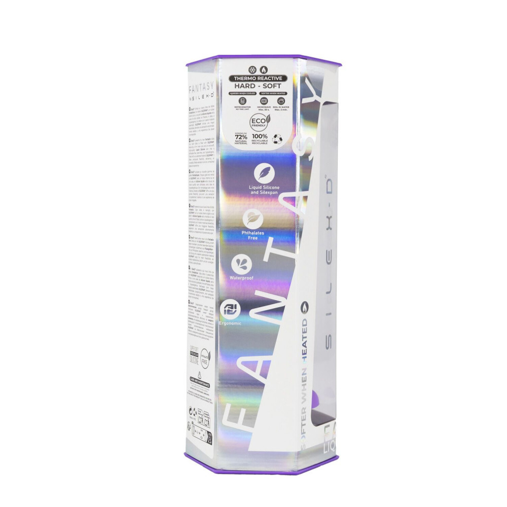 Фалоімітатор - Фалоімітатор SilexD Fantasy Liquid Silicone Dreamy 7in Purple 9