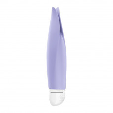 Вібратор з пелюстками Fun Factory VOLITA purple, компактний, дуже тихий, на батарейках