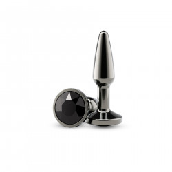 Анальная пробка NS Novelties Rear Assets - Tapered - Small - Gunmetal - Black