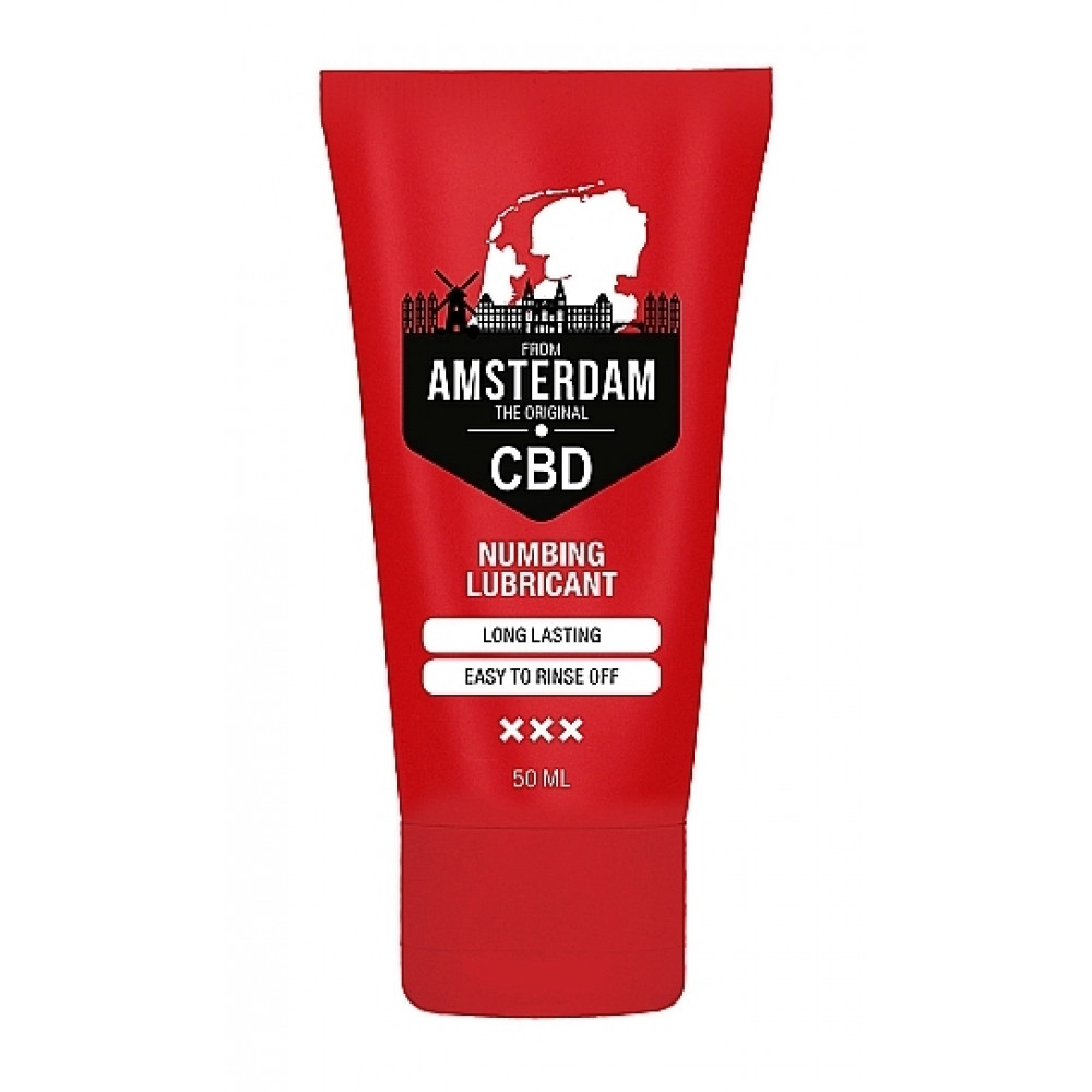  - Вагинальный гель на водной основе с пролонгирующим эффектом Original CBD from Amsterdam - Numbing Lubricantl, 50 ml 1