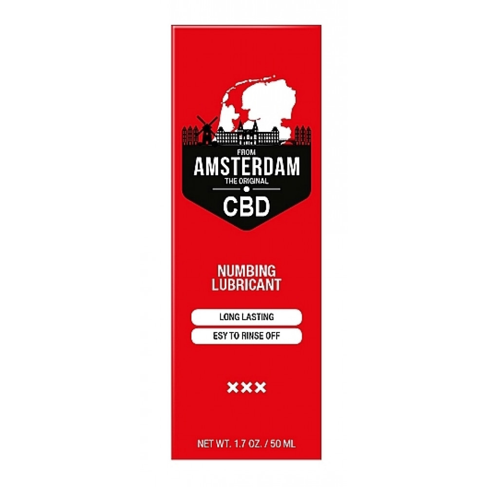  - Вагинальный гель на водной основе с пролонгирующим эффектом Original CBD from Amsterdam - Numbing Lubricantl, 50 ml 2