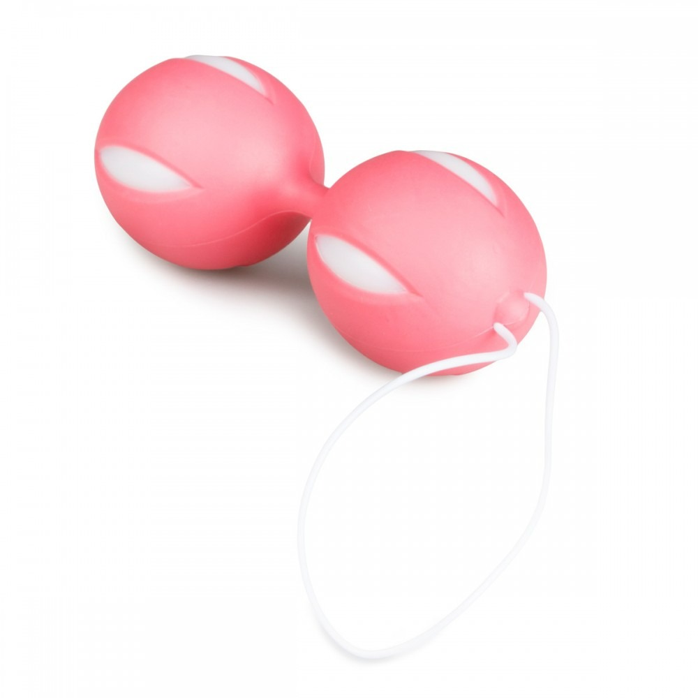 Секс игрушки - Вагинальные шарики со смещенным центром тяжести Easytoys, силиконовые, розовые, 46 г 2